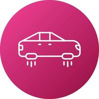 Hover Car Icon Style vector