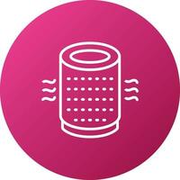 Air Purifier Icon Style vector