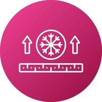 Snowproof Fabric Icon Style vector