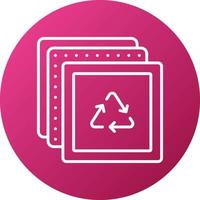 Fabric Recycle Icon Style vector