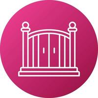 Entry Gate Icon Style vector