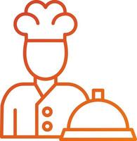 Caterer Icon Style vector