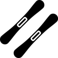 Skis Icon Style vector