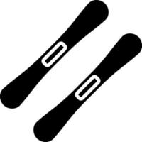 Skis Icon Style vector