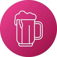 Beer Mug Icon Style vector