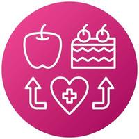 Food Alternative Icon Style vector