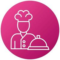 Caterer Icon Style vector