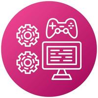 Game Mod Manager Icon Style vector