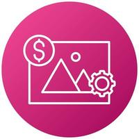 Project Image Icon Style vector
