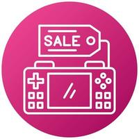 Black Friday Sale Icon Style vector