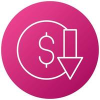 Minimum Wage Icon Style vector