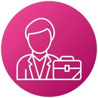 Businessman Icon Style vector