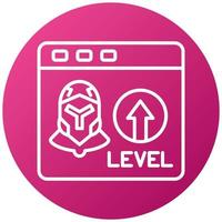 Level Up Icon Style vector