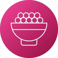 Food Bowl Icon Style vector