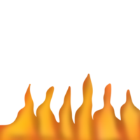 Fire Shape Line png