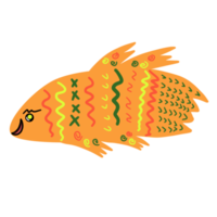 estetisk fisk tecknad serie png