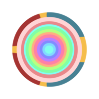 Aesthetic Circle Full Color png