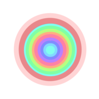estetisk cirkel full Färg png