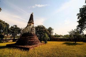 Ancient Buddhist temple in Asia photo