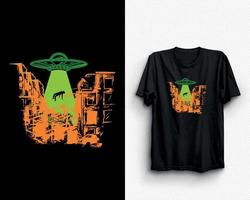 Baixar Vetor De Turista Alienígena No Design De Camiseta De