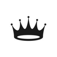 crown icon, crown logo template vector