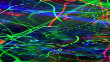 Particle streaks randomly scribble - Loop video