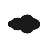 icono de vector de nube