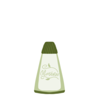 cosmético botella verde png