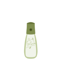 cosmético botella verde png