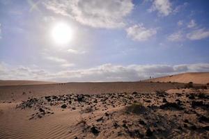 Scenic desert landscape photo