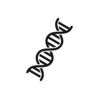 DNA icon, dna logo template vector
