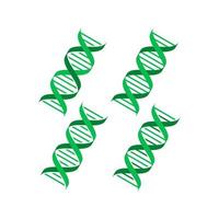 DNA icon, dna logo template vector