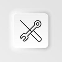 Control, options vector icon. Element of design tool for mobile concept and web apps vector. Thin neumorphic style vector icon for website design on neumorphism white background