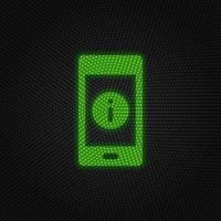 Mobile, information new technology vector icon. New mobile technology traffic light style vector illustration on white background