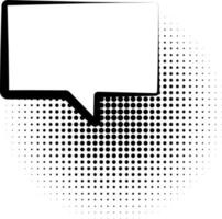 Comic speech bubble for text. Vector illustration. Bubble for text