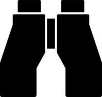 Binoculars, icon. Element of simple icon for websites, web design, mobile app, infographics. Thick line icon for website design and development, app development on white background vector