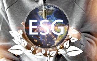 esg es un sostenible corporativo desarrollo concepto ese soportes para ambiente, social, y gobernancia. esg es actualmente popular con inversores alrededor el mundo hoy. foto