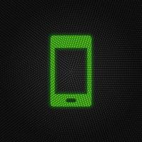 Mobile new technology vector icon. New mobile technology traffic light style vector illustration. Mobile new technology vector icon on white background