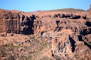 Scenic mountain landscape photo