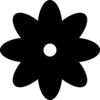 Flower, icon. Element of simple icon for websites, web design, mobile app, infographics. Thick line icon for website design and development, app development on white background vector