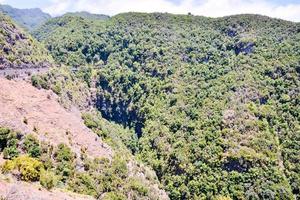 Scenic mountain landscape photo