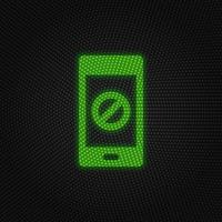 Phone, block new technology vector icon. New mobile technology traffic light style vector illustration on white background