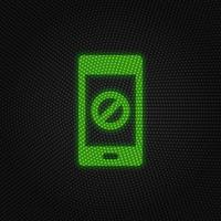 Phone, block new technology vector icon. New mobile technology traffic light style vector illustration on white background