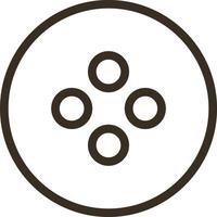 Handmade, stud vector icon. Element of design tool for mobile concept and web apps vector. Thin line icon for website design and development, app development. Vector icon on white background