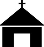 iglesia, icono. elemento de sencillo icono para sitios web, web diseño, móvil aplicación, infografía. grueso línea icono para sitio web diseño y desarrollo, aplicación desarrollo en blanco antecedentes vector