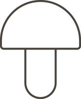 Fungus vector icon. Simple element illustration from food concept. Fungus vector icon. Drink concept vector illustration. on white background