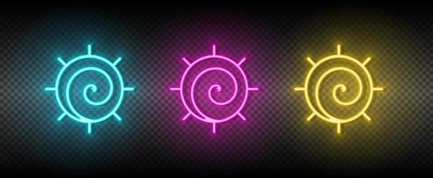 Native symbol neon vector icon