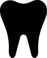 Tooth, icon. Element of simple icon for websites, web design, mobile app, infographics. Thick line icon for website design and development, app development on white background vector