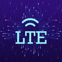 lte, señal nuevo tecnología vector icono. nuevo móvil tecnología concepto vector ilustración. lte, señal nuevo tecnología vector icono