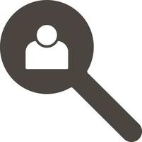 Avatar, user, search vector icon. Simple element illustrationAvatar, user, search vector icon. Material concept vector illustration. on white background